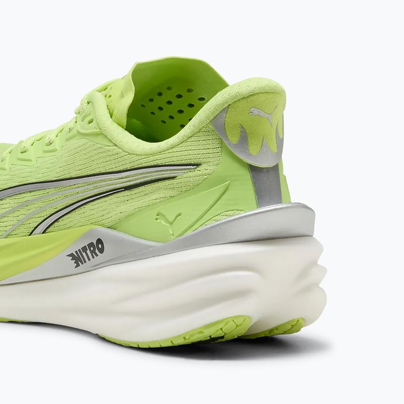 Scarpe da corsa donna PUMA Deviate Nitro 4 sunny lime/puma silver 5