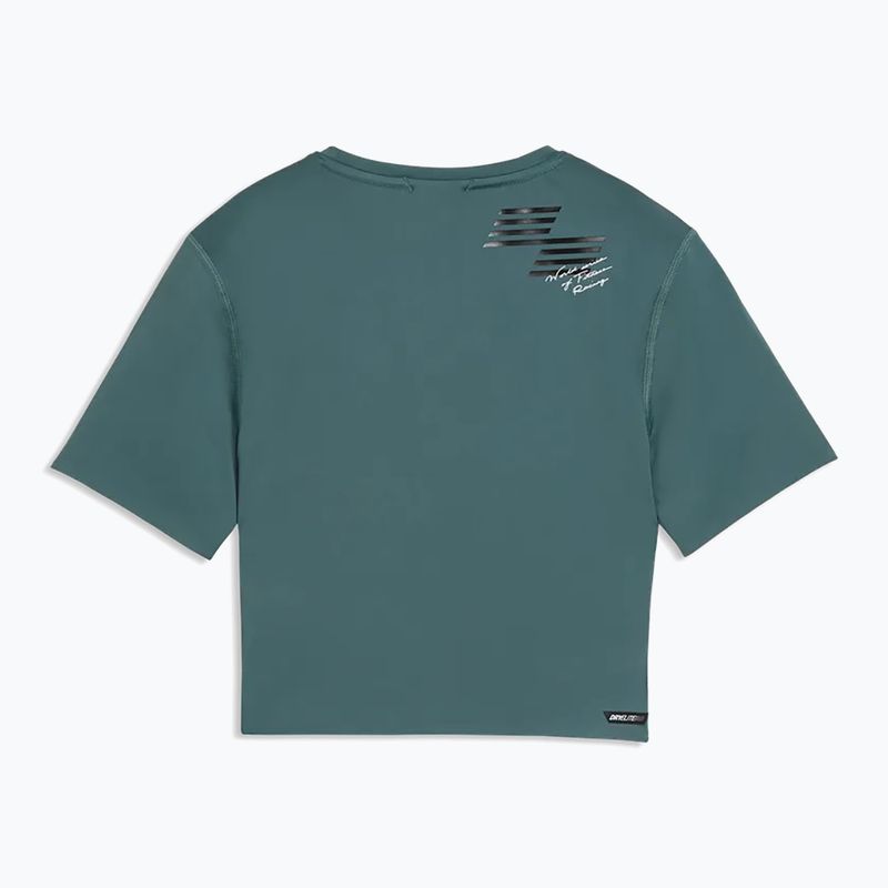 Maglietta da allenamento donna PUMA x HYROX Pwrmode Crop herb garden 5