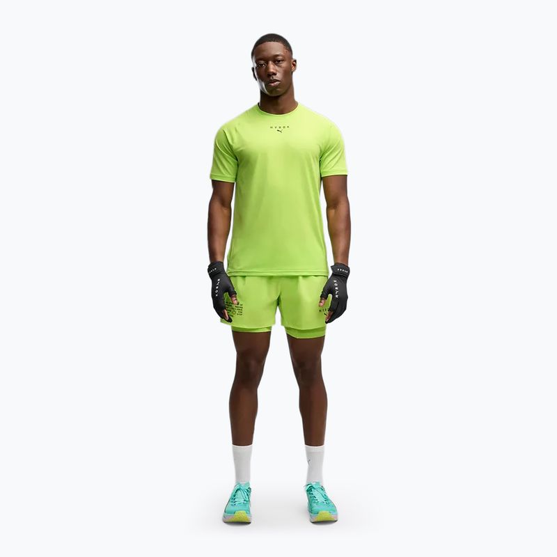 Maglietta da allenamento uomo PUMA x HYROX Pwrmode sunny lime 2