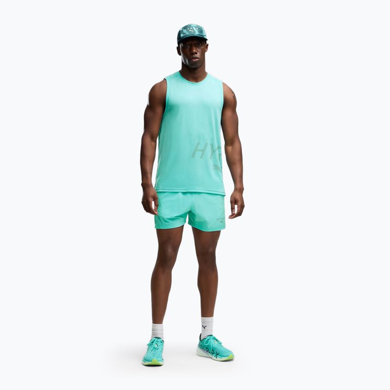 Maglia training da uomo Puma Hyrx Pwrmode Training Tank intense turquise 2