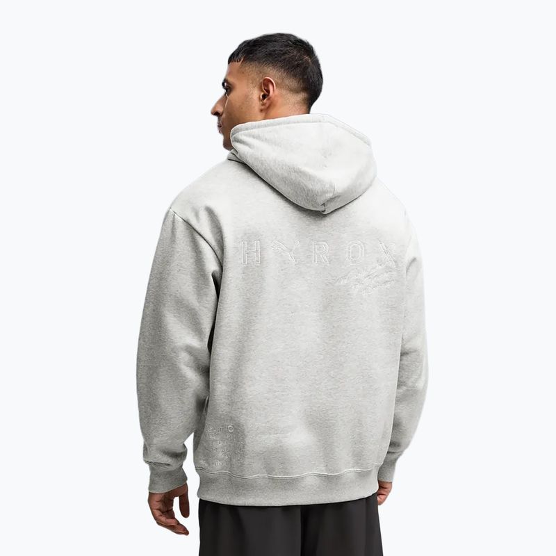 Felpa da uomo Puma Hyrox Heavyweight Hoodie light grey 3