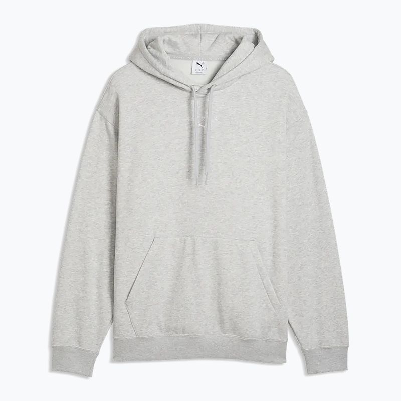 Felpa da uomo PUMA x HYROX Heavyweight Hoodie grigio chiaro 4