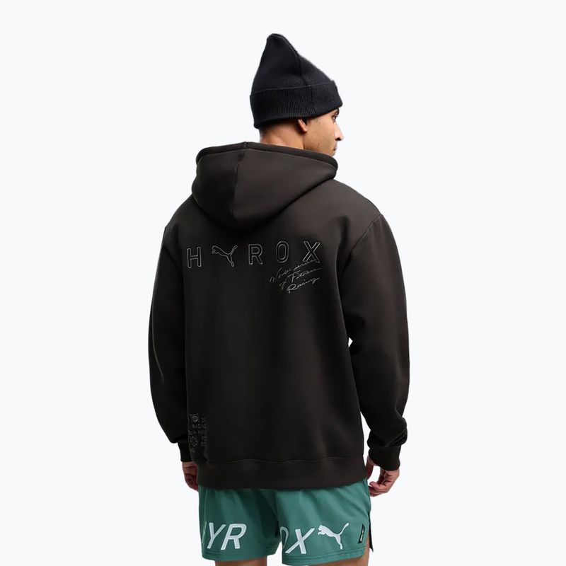 Felpa da uomo PUMA x HYROX Heavyweight Hoodie puma black 3
