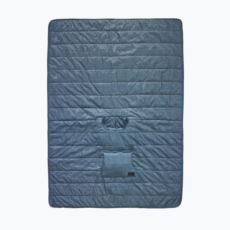 Mantellina da trekking Therm-a-Rest Honcho blu con stampa a trama intrecciata 4