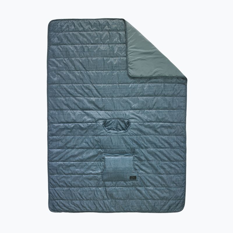Mantellina da trekking Therm-a-Rest Honcho blu con stampa a trama intrecciata 5