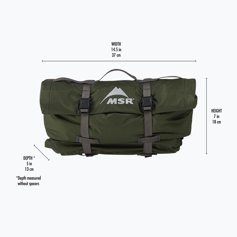 MSR Hubba Hubba Bikepack 2 persone tenda da trekking verde 16