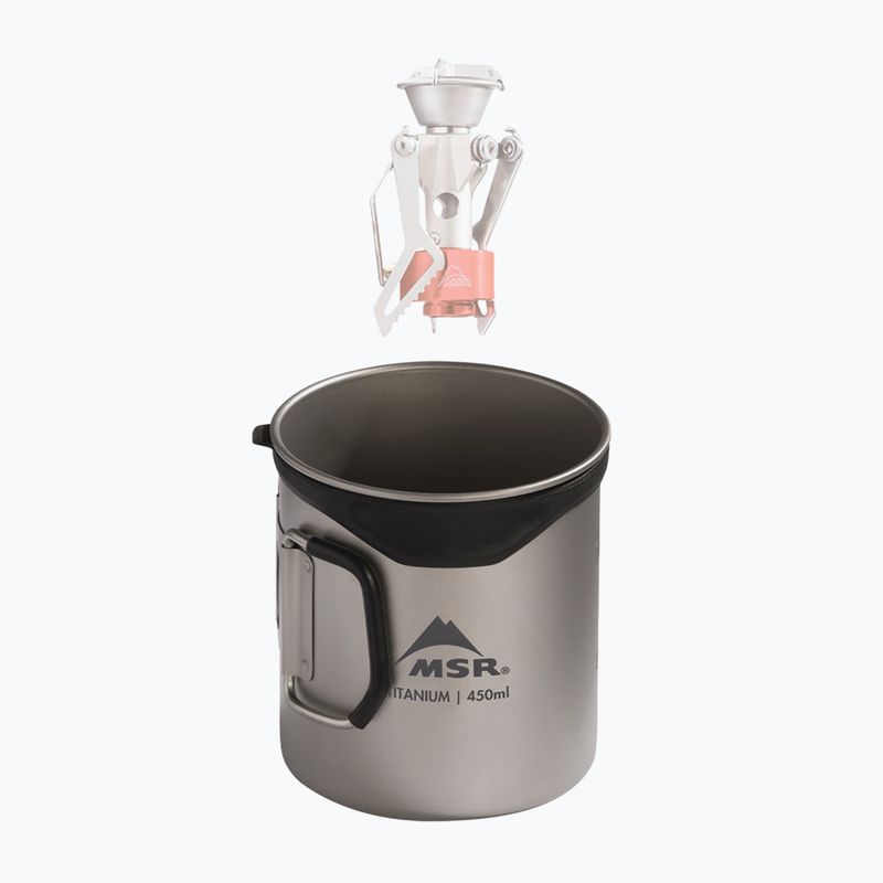 MSR Titan Cup Tazza da viaggio in titanio da 450 ml 6