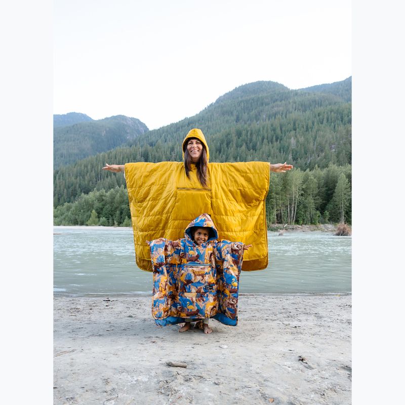 Mantella da trekking per bambini Therm-a-Rest Honcho con stampa animale 9
