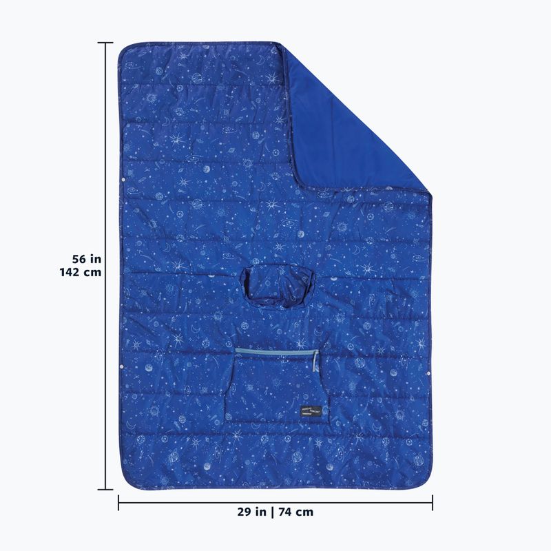 Mantellina da trekking Therm-a-Rest per bambini Honcho con stampa spaziale 5