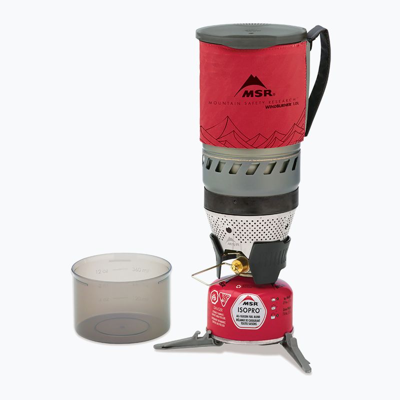 MSR WindBurner Personal Stove System 1.0 rosso