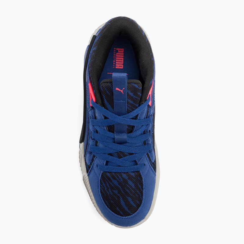 Scarpe da basket uomo PUMA Court Rider Chaos Clydes Closet royal/harbor mist/nero/fire orchid 6