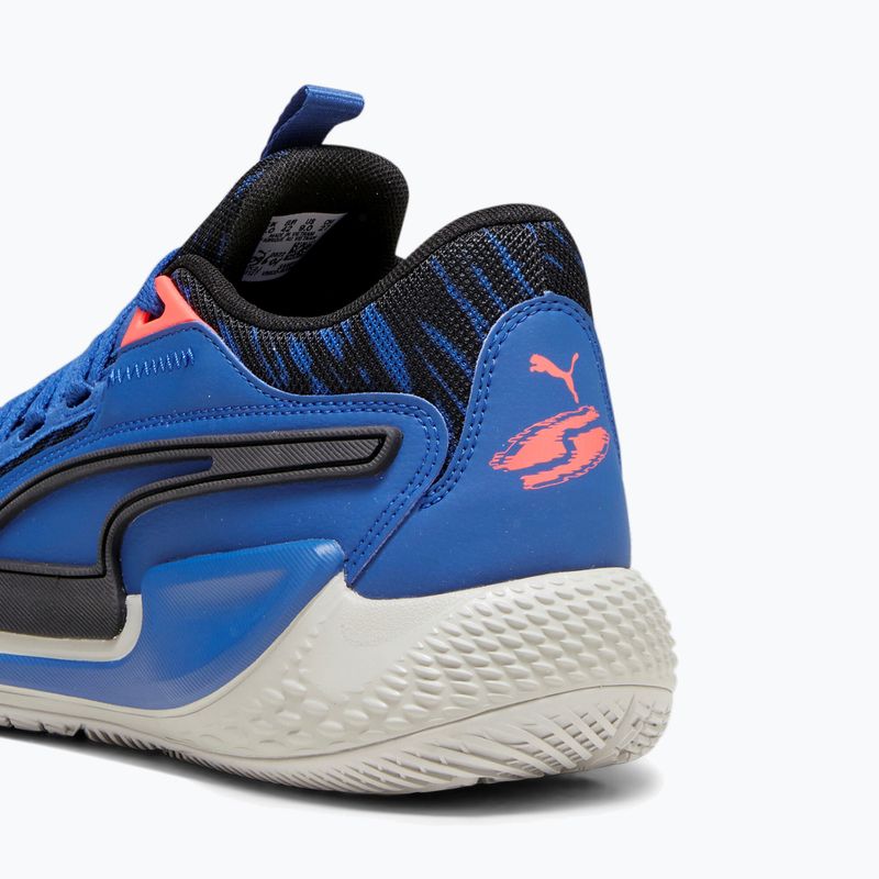 Scarpe da basket uomo PUMA Court Rider Chaos Clydes Closet royal/harbor mist/nero/fire orchid 10