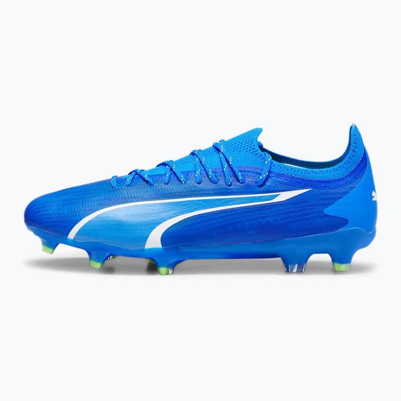 PUMA Ultra Ultimate FG/AG scarpe da calcio uomo ultra blu/puma bianco/verde 7