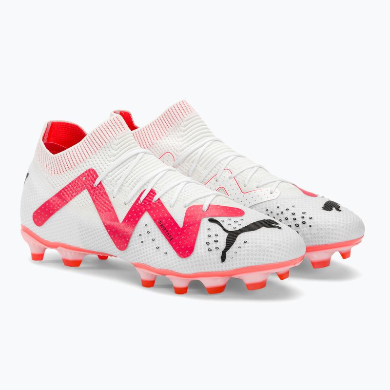 Scarpe da calcio da uomo PUMA Future Pro FG/AG puma bianco/puma nero/fire orchid 6