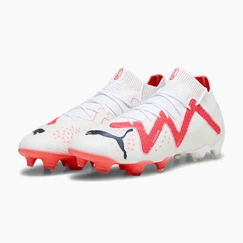 PUMA Future Ultimate FG/AG scarpe da calcio uomo puma bianco/puma nero/fire orchid 13