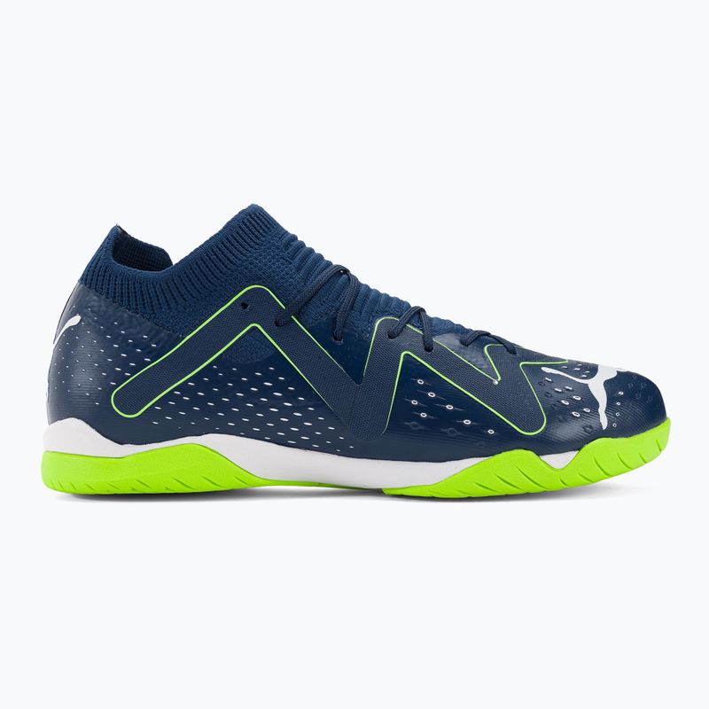 PUMA Future Match IT + Mid scarpe da calcio da bambino Blu persiano/puma bianco/verde 2