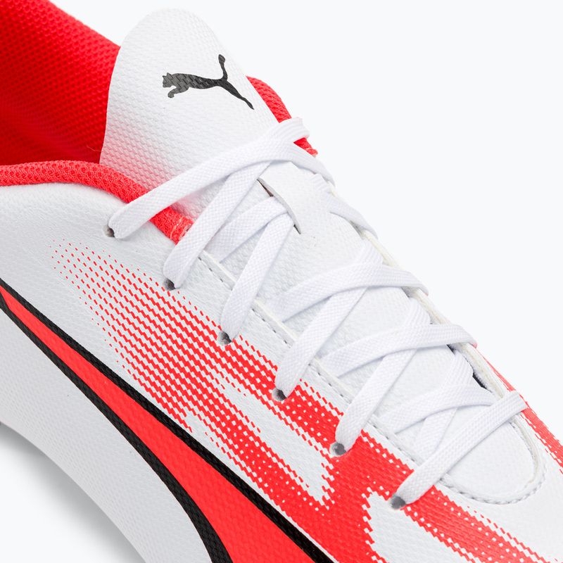 Scarpe da calcio da uomo PUMA Ultra Play FG/AG puma bianco/puma nero/fire orchid 8