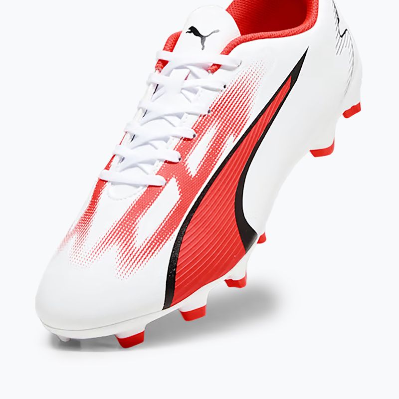 Scarpe da calcio da uomo PUMA Ultra Play FG/AG puma bianco/puma nero/fire orchid 14