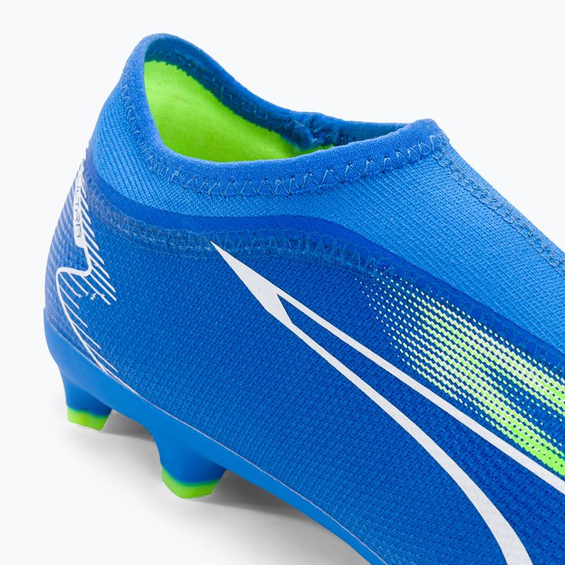 Scarpe da calcio per bambini PUMA Ultra Match LL FG/AG ultra blu/puma bianco/verde 8