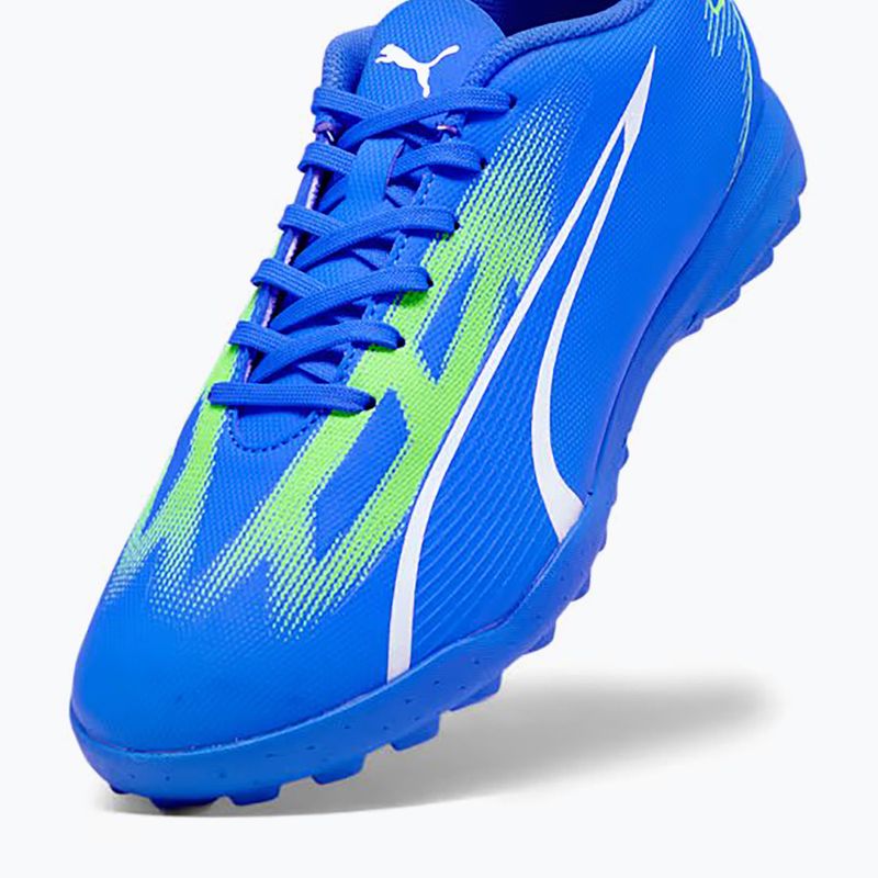 Scarpe da calcio PUMA Ultra Play TT da uomo ultra blu/puma bianco/verde 12