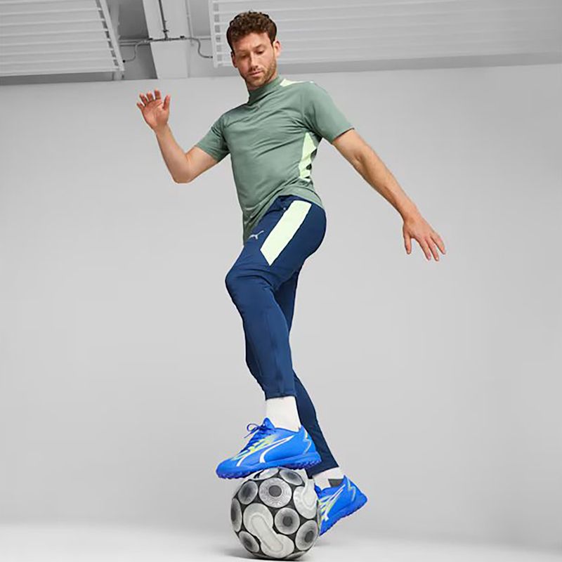 Scarpe da calcio PUMA Ultra Play TT da uomo ultra blu/puma bianco/verde 14