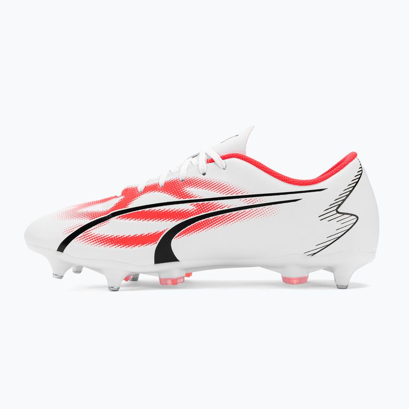 Scarpe da calcio PUMA Ultra Play MXSG da uomo puma bianco/puma nero/fire orchid 10