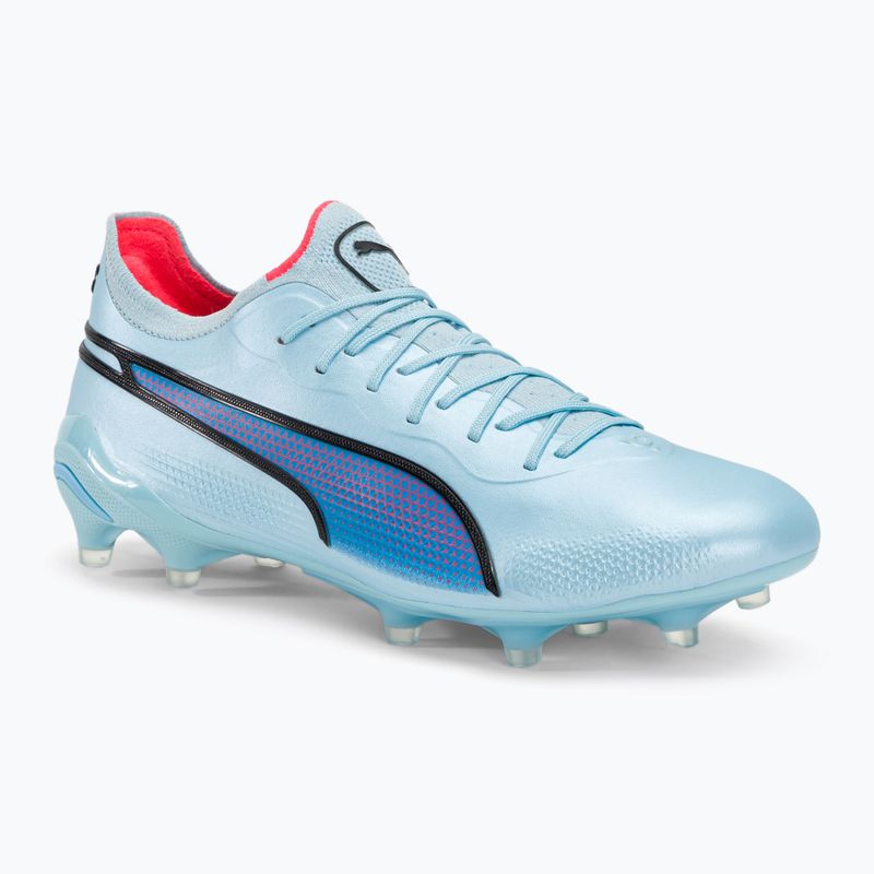 PUMA King Ultimate FG/AG scarpe da calcio uomo silver sky/puma nero/fire orchid