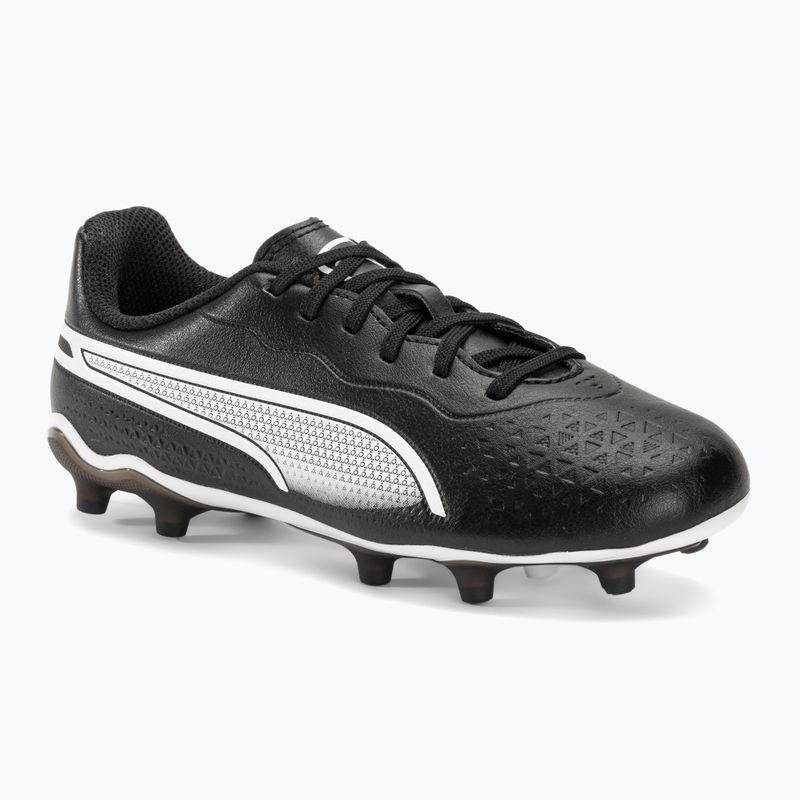 PUMA King Match FG/AG scarpe da calcio per bambini puma nero/puma bianco