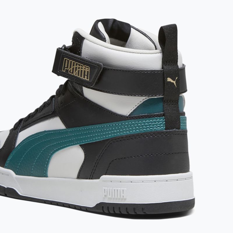 PUMA RBD Game scarpe cool grigio chiaro/malachite/puma nero/puma oro 13