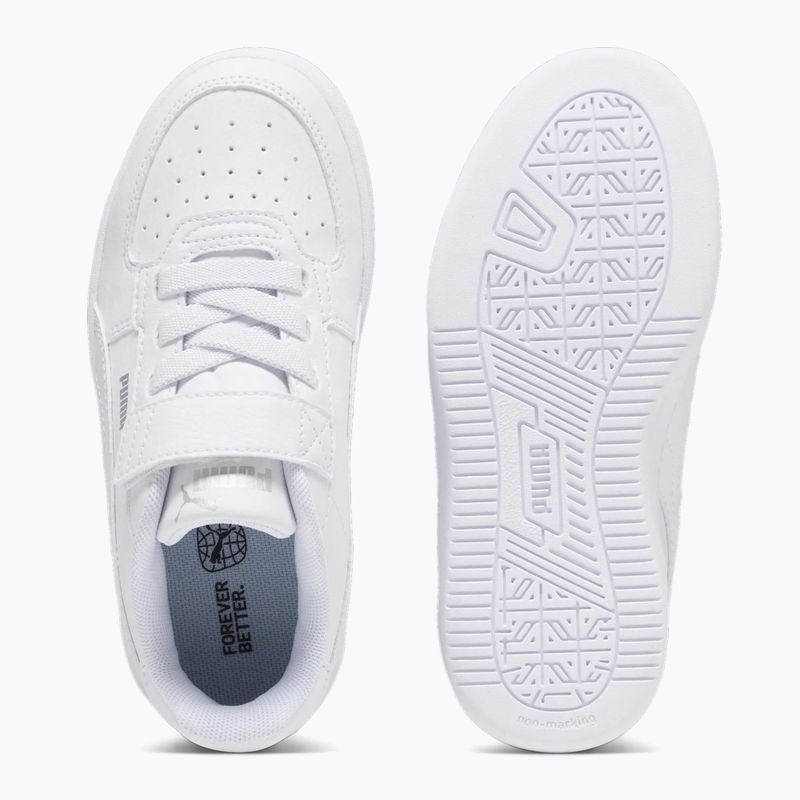 PUMA Caven 2.0 scarpe da bambino puma bianco/puma argento/puma nero 9