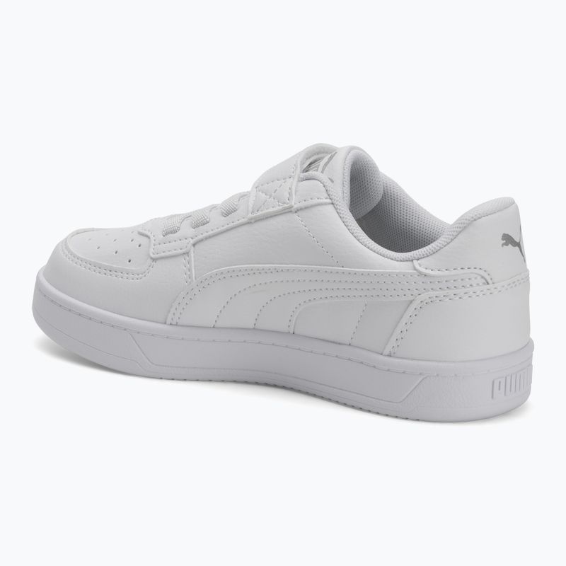 PUMA Caven 2.0 scarpe da bambino puma bianco/puma argento/puma nero 3