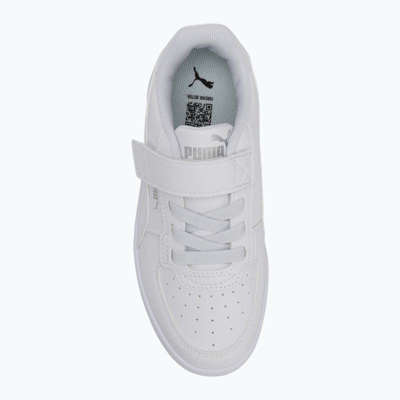 PUMA Caven 2.0 scarpe da bambino puma bianco/puma argento/puma nero 5