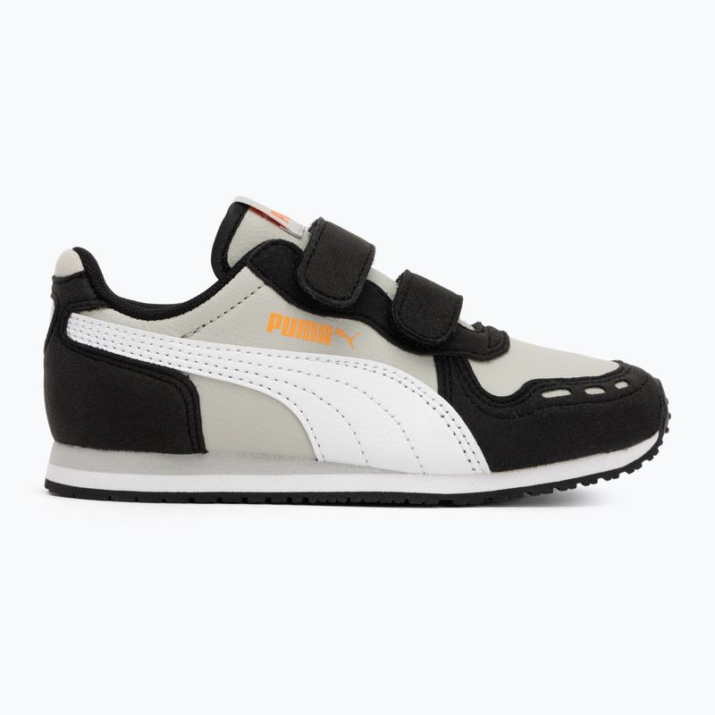 PUMA Cabana Racer SL 20 V PS scarpe junior grigio cenere/puma bianco/puma nero 2