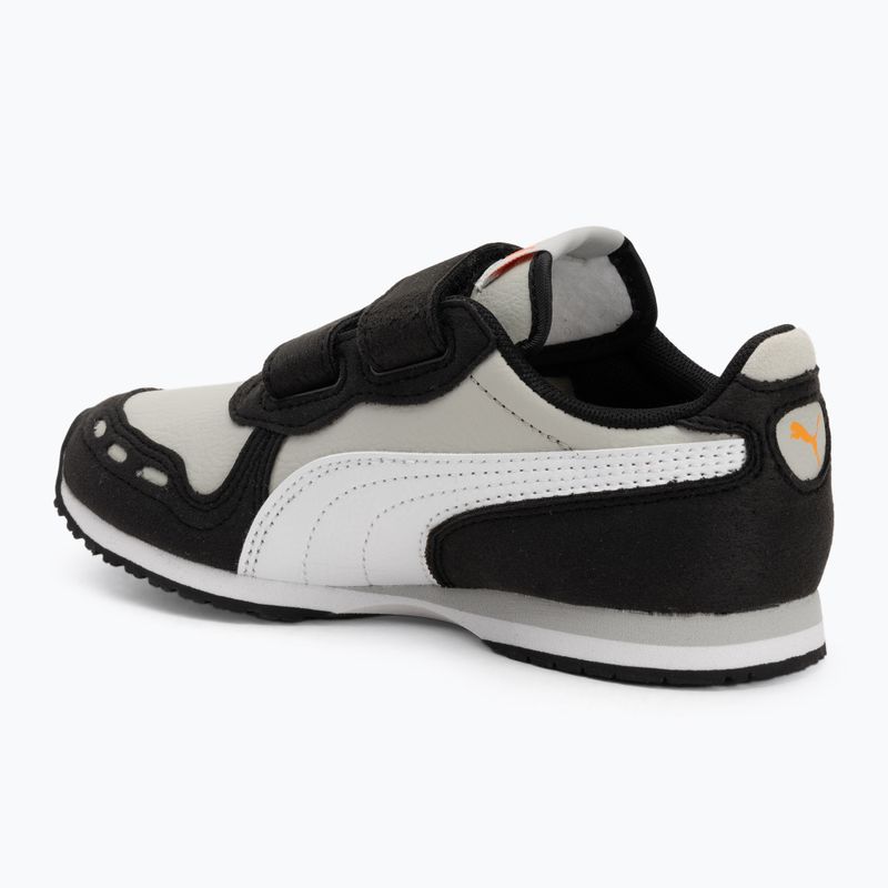 PUMA Cabana Racer SL 20 V PS scarpe junior grigio cenere/puma bianco/puma nero 3