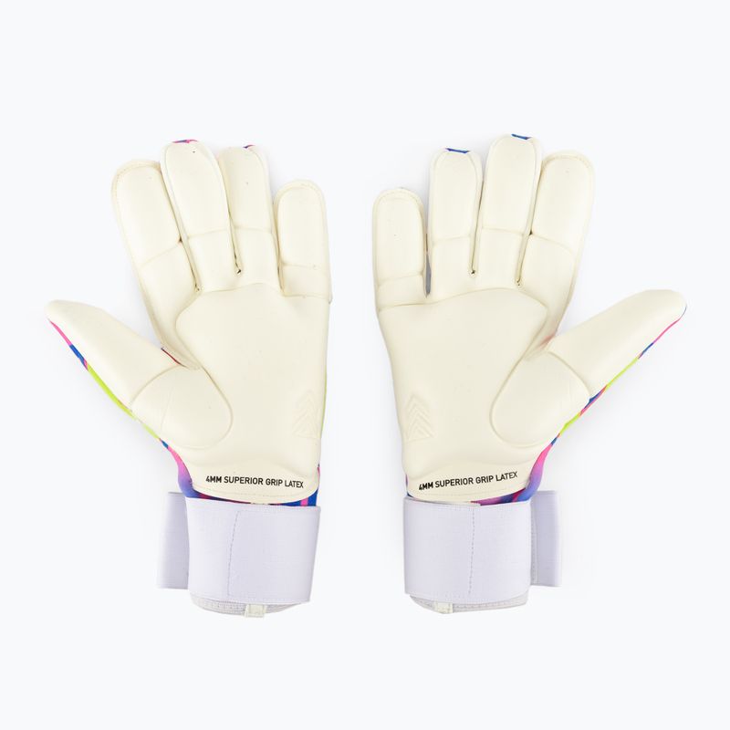 Guanto da portiere PUMA Ultra Ultimate Energy Hybrid ultra blu/allarme giallo/rosa luminoso 2