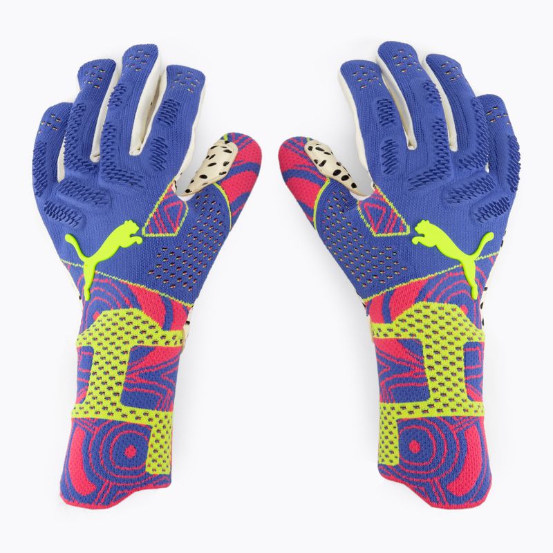 Guanto da portiere PUMA Future Ultimate Energy NC ultra blu/giallo allerta/rosa luminoso