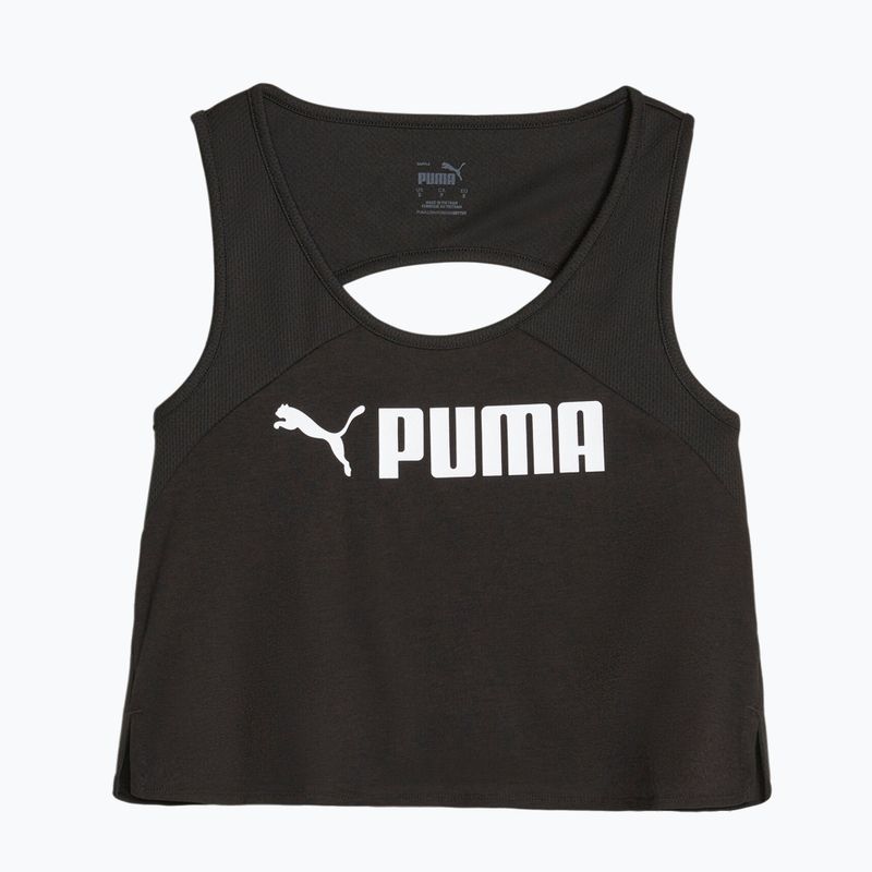 Top da allenamento donna PUMA Fit Skimmer Tank puma nero 3