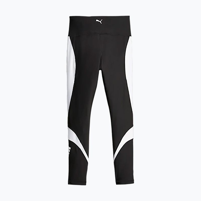 Leggings da allenamento da donna PUMA Fit Hw 7/8 Eversculpt Colorblock puma nero/puma bianco 2