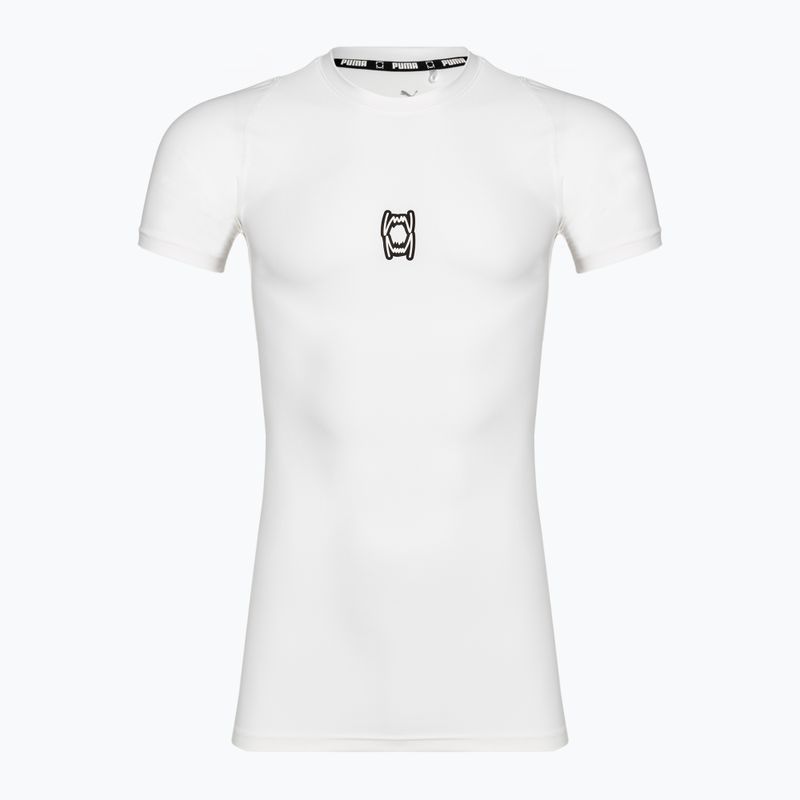 Maglietta da basket da uomo PUMA Hoops Team SS Baselayer puma bianco