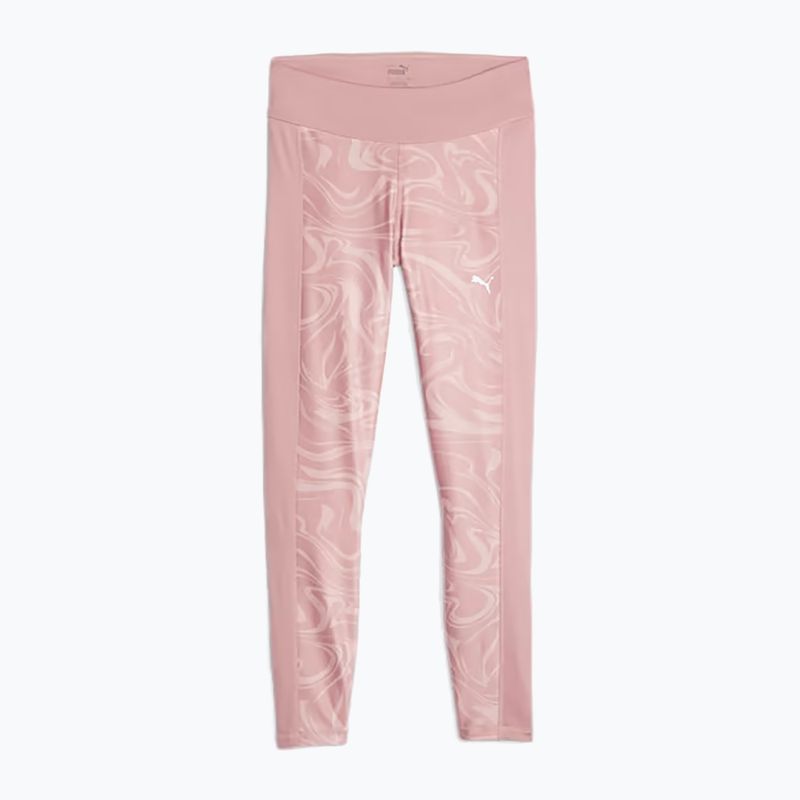 Leggings da allenamento da donna PUMA Train Favorites AOP Vita Alta 7/8 futuro rosa
