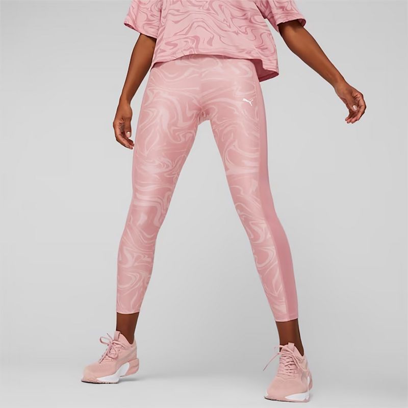 Leggings da allenamento da donna PUMA Train Favorites AOP Vita Alta 7/8 futuro rosa 3