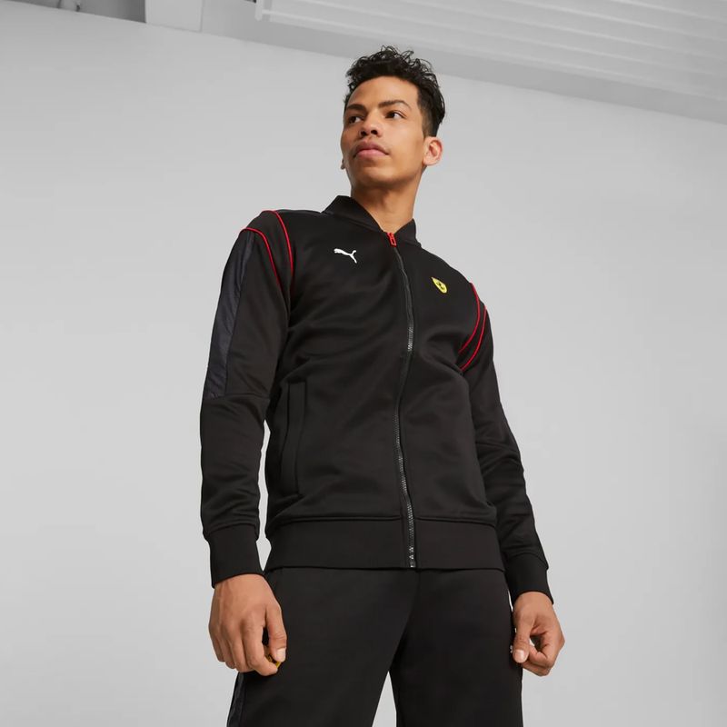 Felpa PUMA Ferrari Race MT7 uomo puma nero 3
