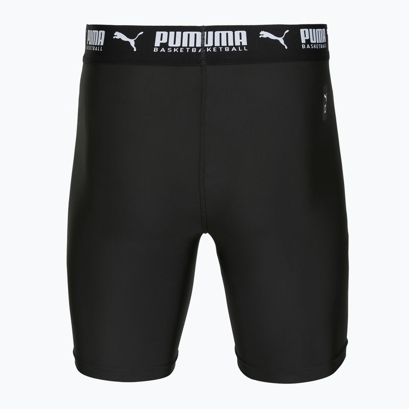 Pantaloncini da basket da uomo PUMA Hoops Team Baselayer puma nero 2