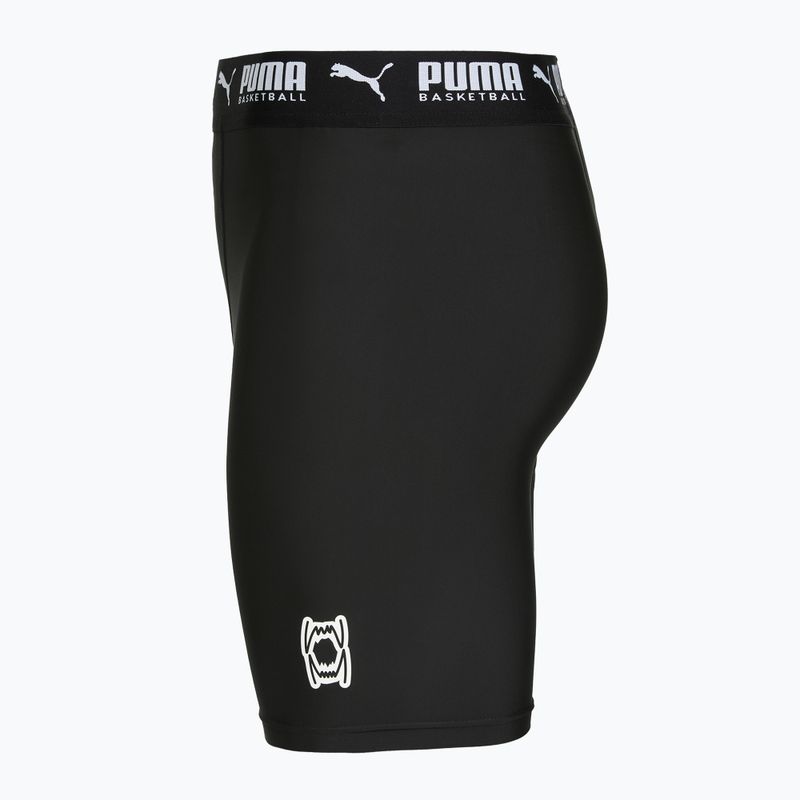 Pantaloncini da basket da uomo PUMA Hoops Team Baselayer puma nero 3