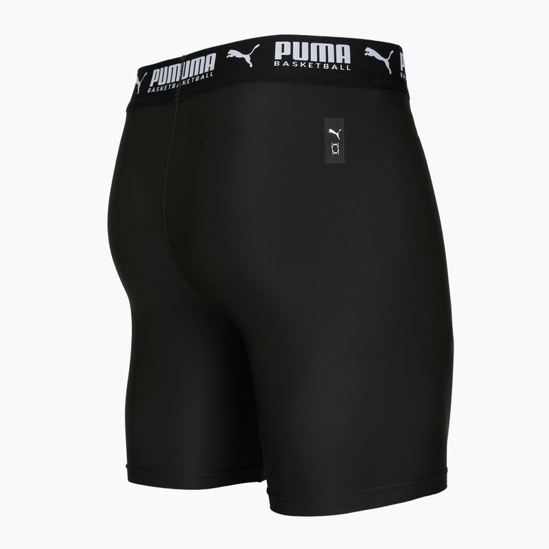 Pantaloncini da basket da uomo PUMA Hoops Team Baselayer puma nero 4
