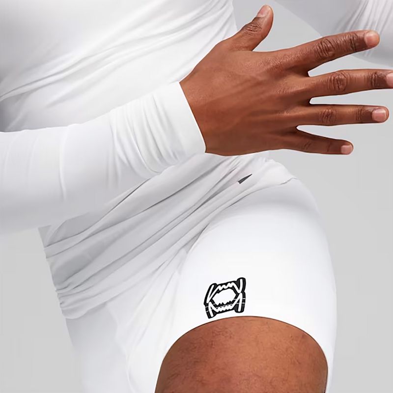 Pantaloncini da basket da uomo PUMA Hoops Team Baselayer puma bianco 5
