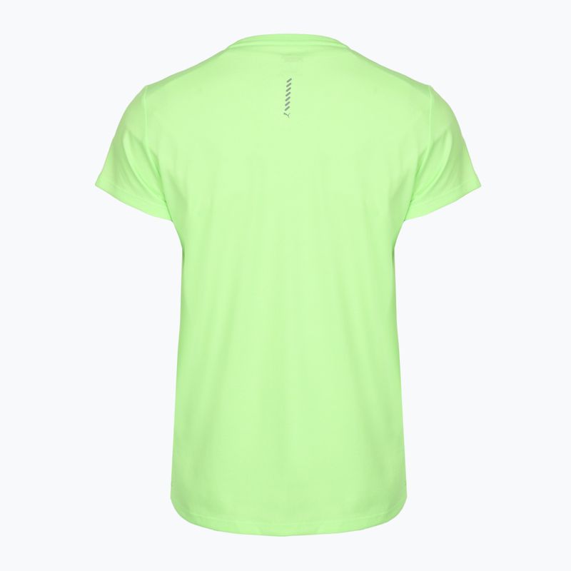 Maglia da running da donna PUMA Run Favorite Heather green/neon 2