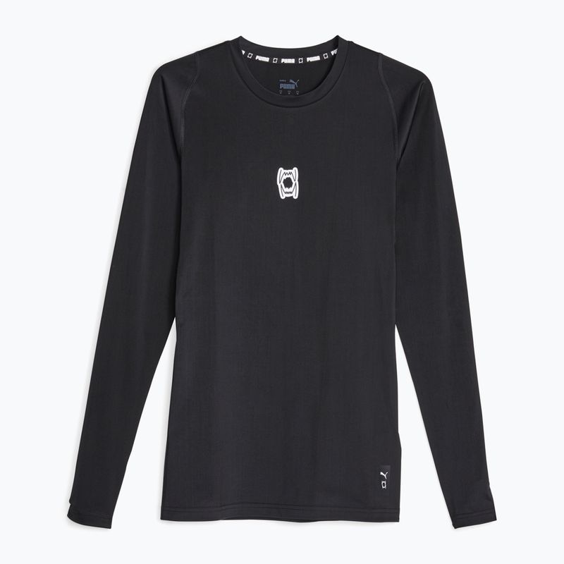 Basket maschile manica lunga PUMA Hoops Team Top Baselayer puma nero