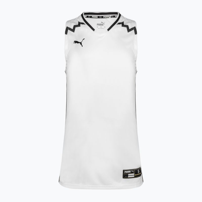 Canotta basket uomo PUMA Hoops Team Game Jersey puma bianco