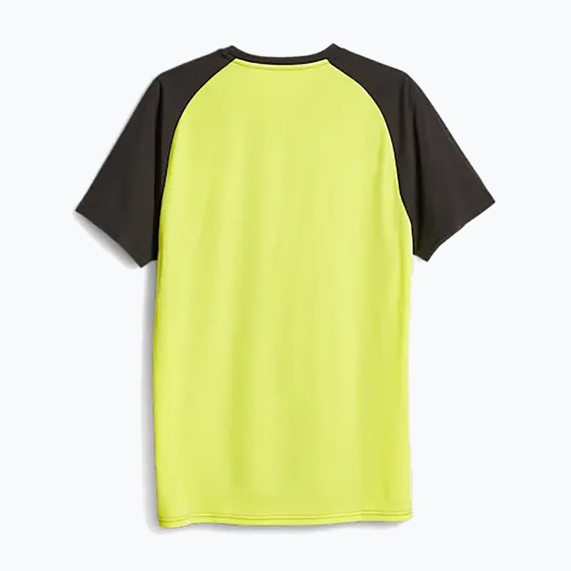 Maglia da allenamento da uomo PUMA Fit Triblend Ultrabreathe puma nero/giallo scoppiato 2